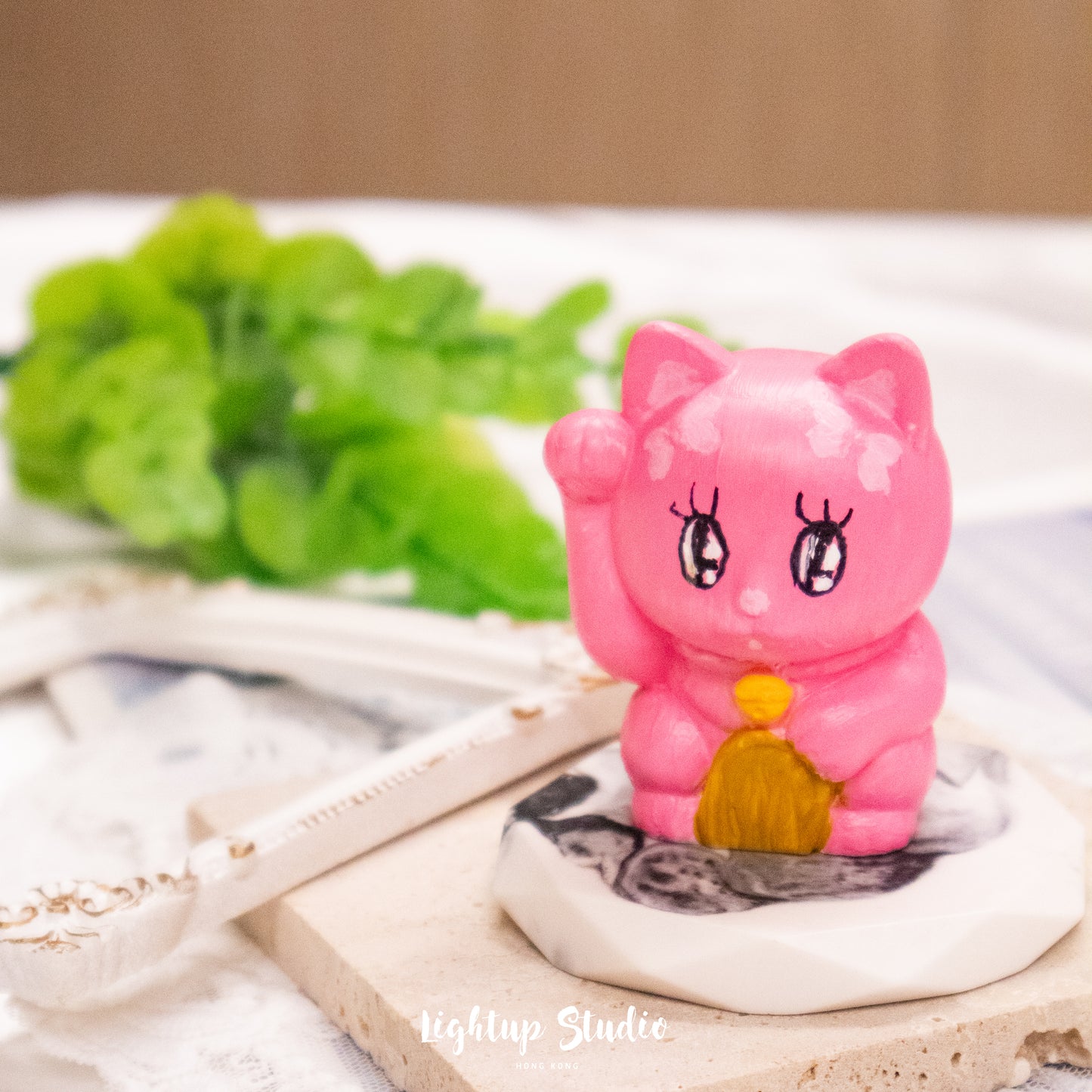 彩繪招財貓擴香石 工作坊
