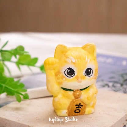 彩繪招財貓擴香石 工作坊
